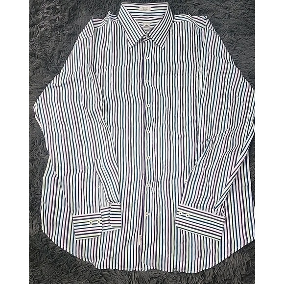 Peter Millar Other - Peter Millar Xl Mens Button Down‎ Long Sleeve Striped Shirt0